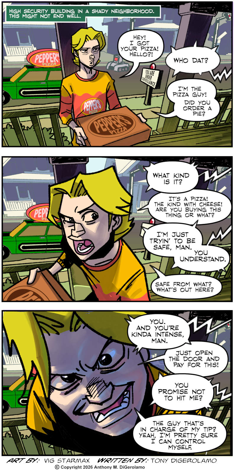 Tales of Pizza: Tight Security