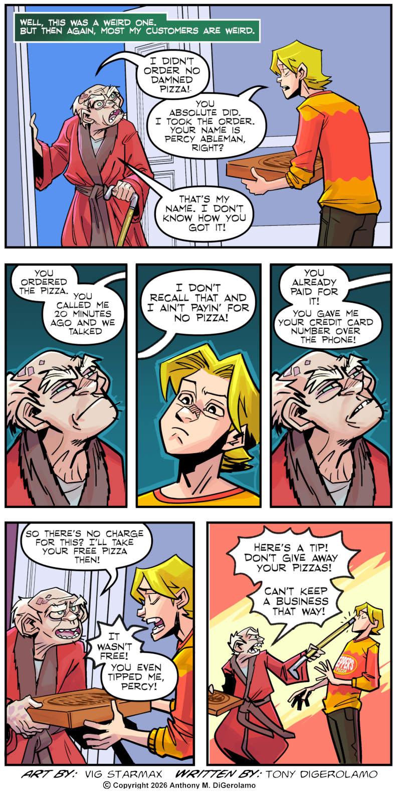 Tales of Pizza: Old Man Order
