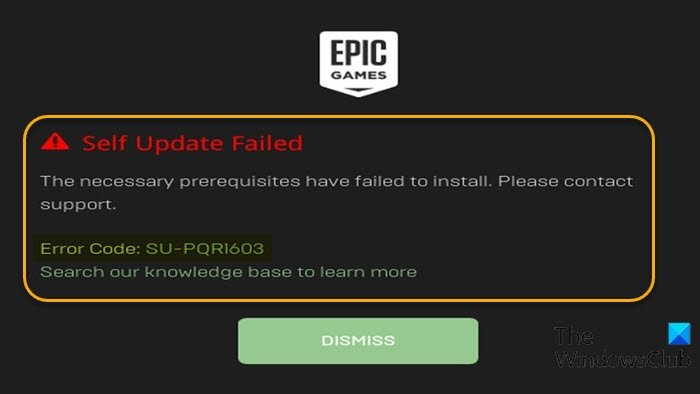 How To Verify The Integrity Of Game Files And Repair Them On PC Epic Games Error Code SU PQR1603 