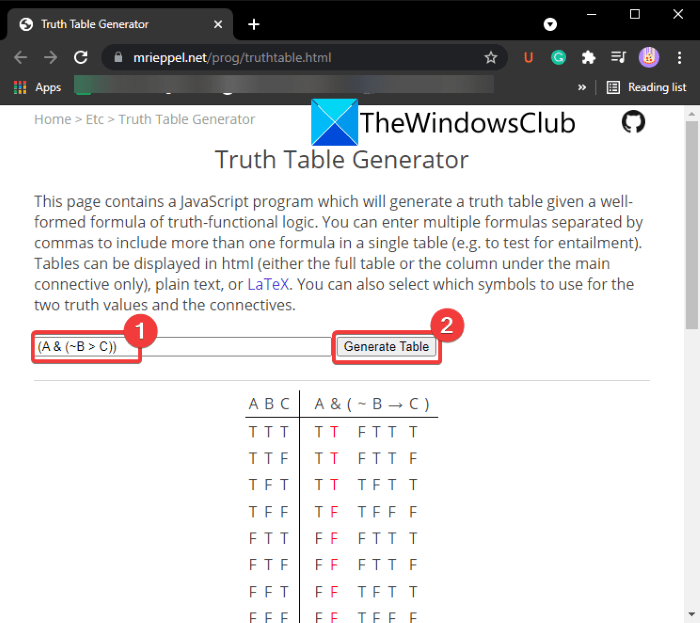 Construct Logic Circuit From Truth Table Generator Online Free » Wiring ...