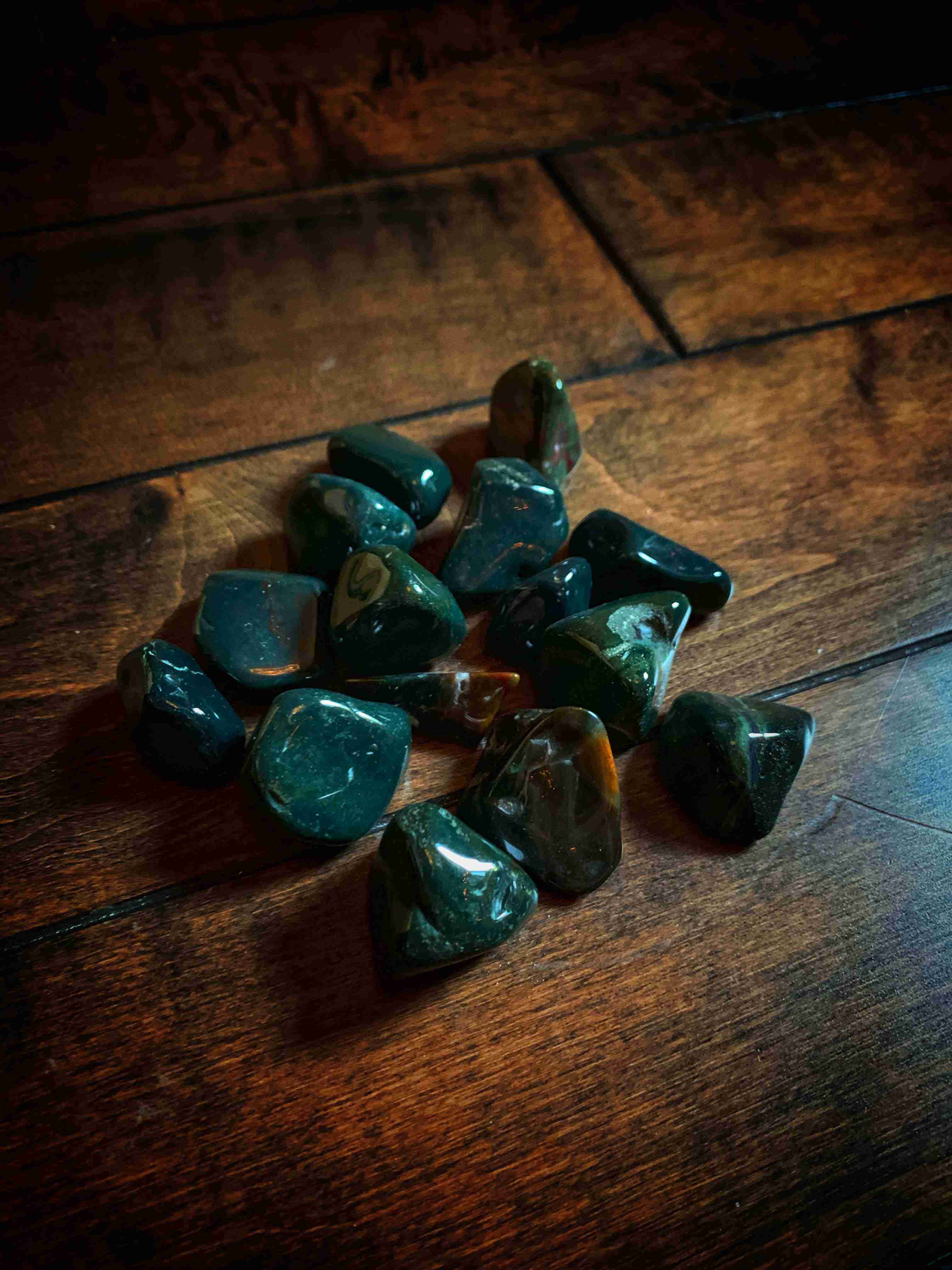 polished bloodstone
