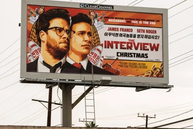 "The Interview" billboard