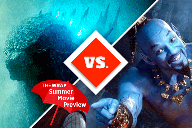 summer movie preview showdown aladdin godzilla
