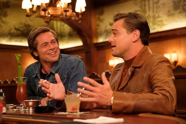 Brad Pitt and Leonardo DiCaprio in Once Upon a Time in Hollywood