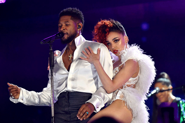 Usher and FKA Twigs prince grammys