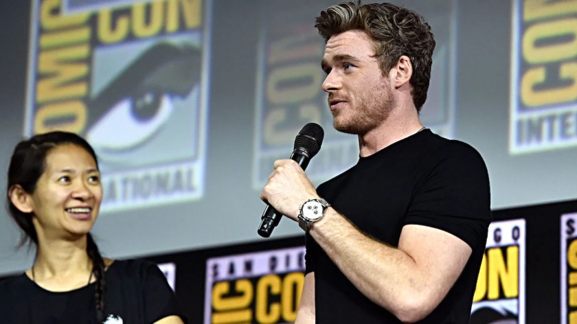 Chloe Zhao Richard Madden Eternels Comi-Con