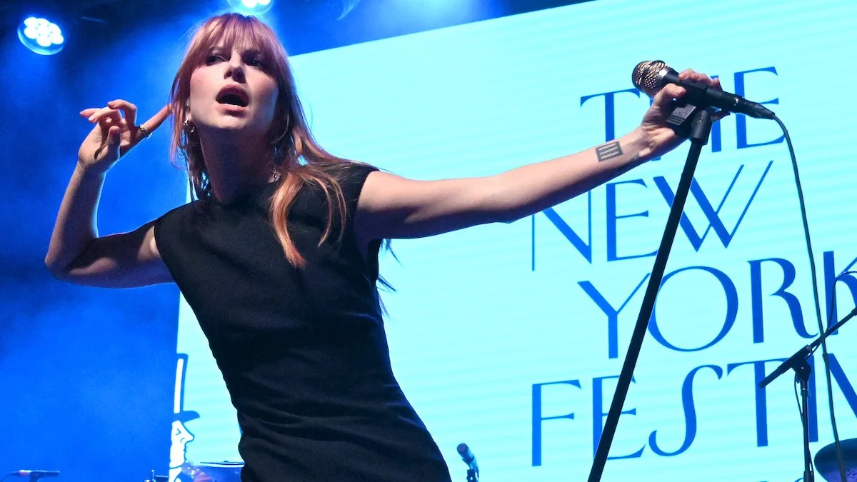 Hayley Williams of Paramore performs onstage during the 2023 New Yorker Festival