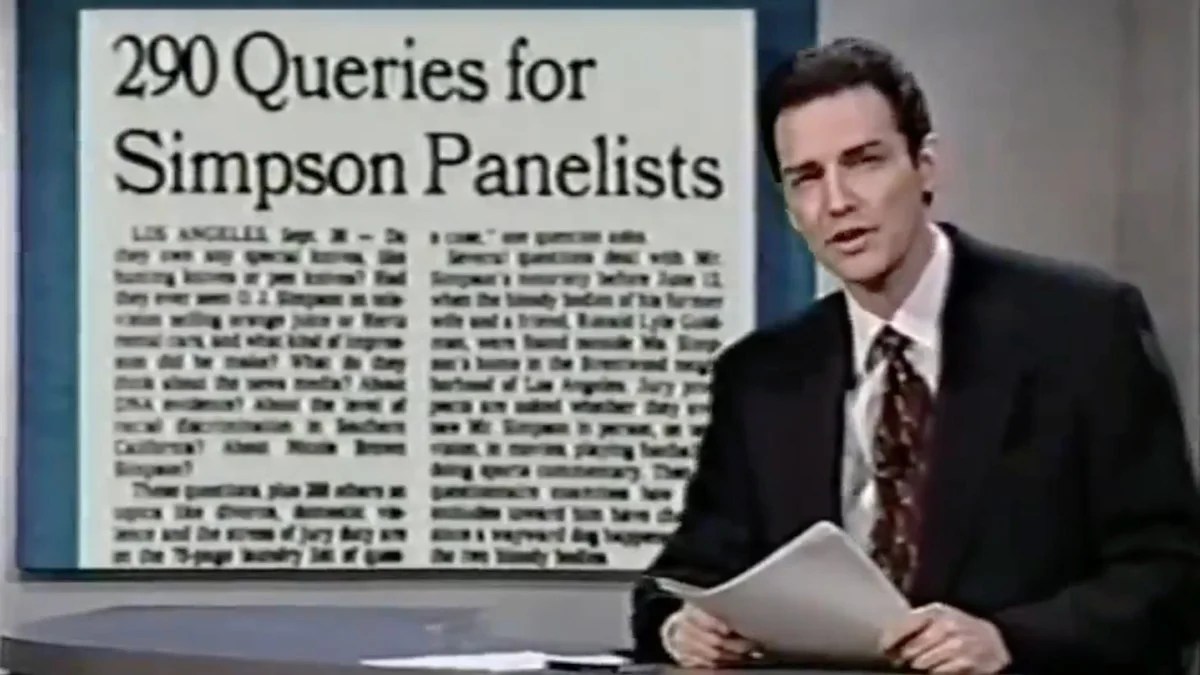 Norm Macdonald SNL OJ Simpson