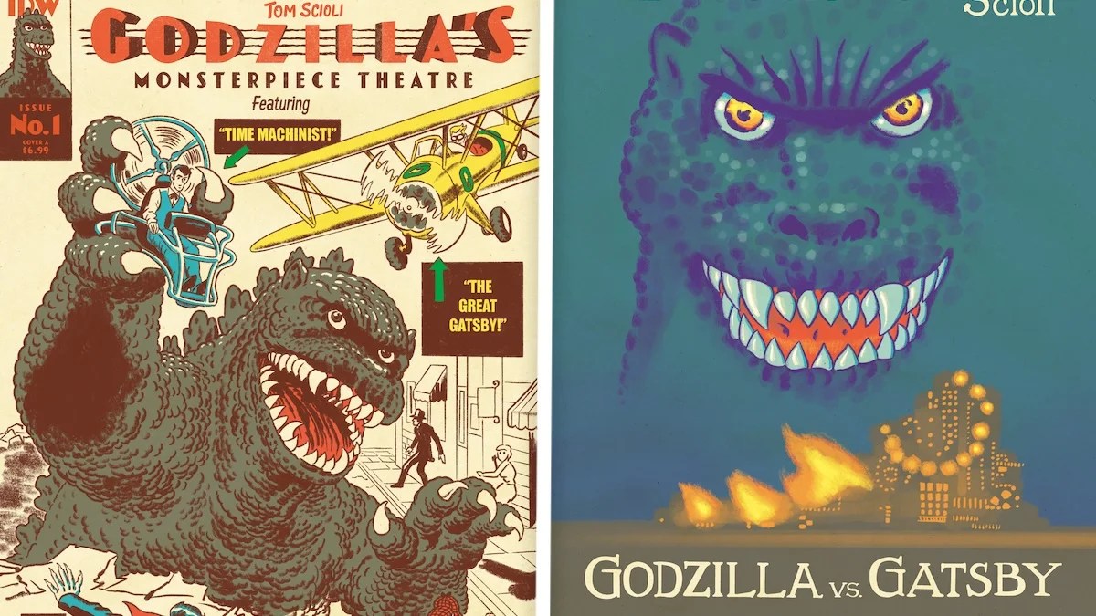 Godzilla Takes on the Great Gatsby in Monsterpiece Theatre Comic