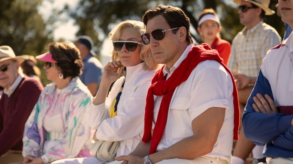 Chloë Sevigny and Javier Bardem in "Monsters: The Lyle And Erik Menendez Story"