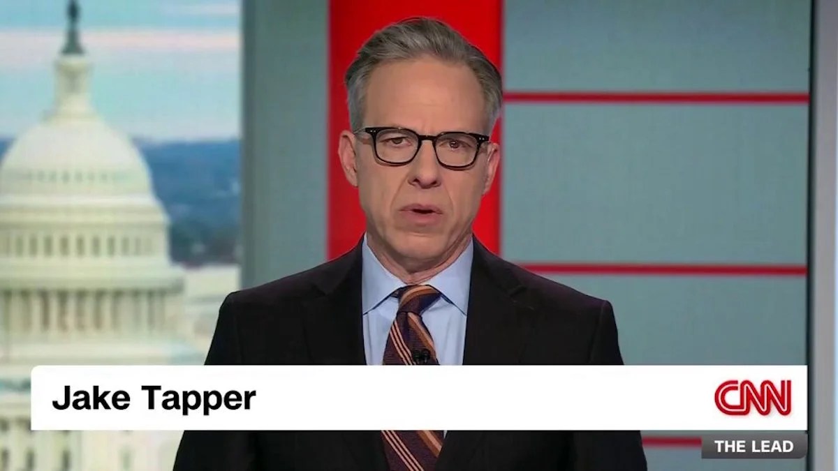 Jake Tapper on CNN on Feb. 19, 2025