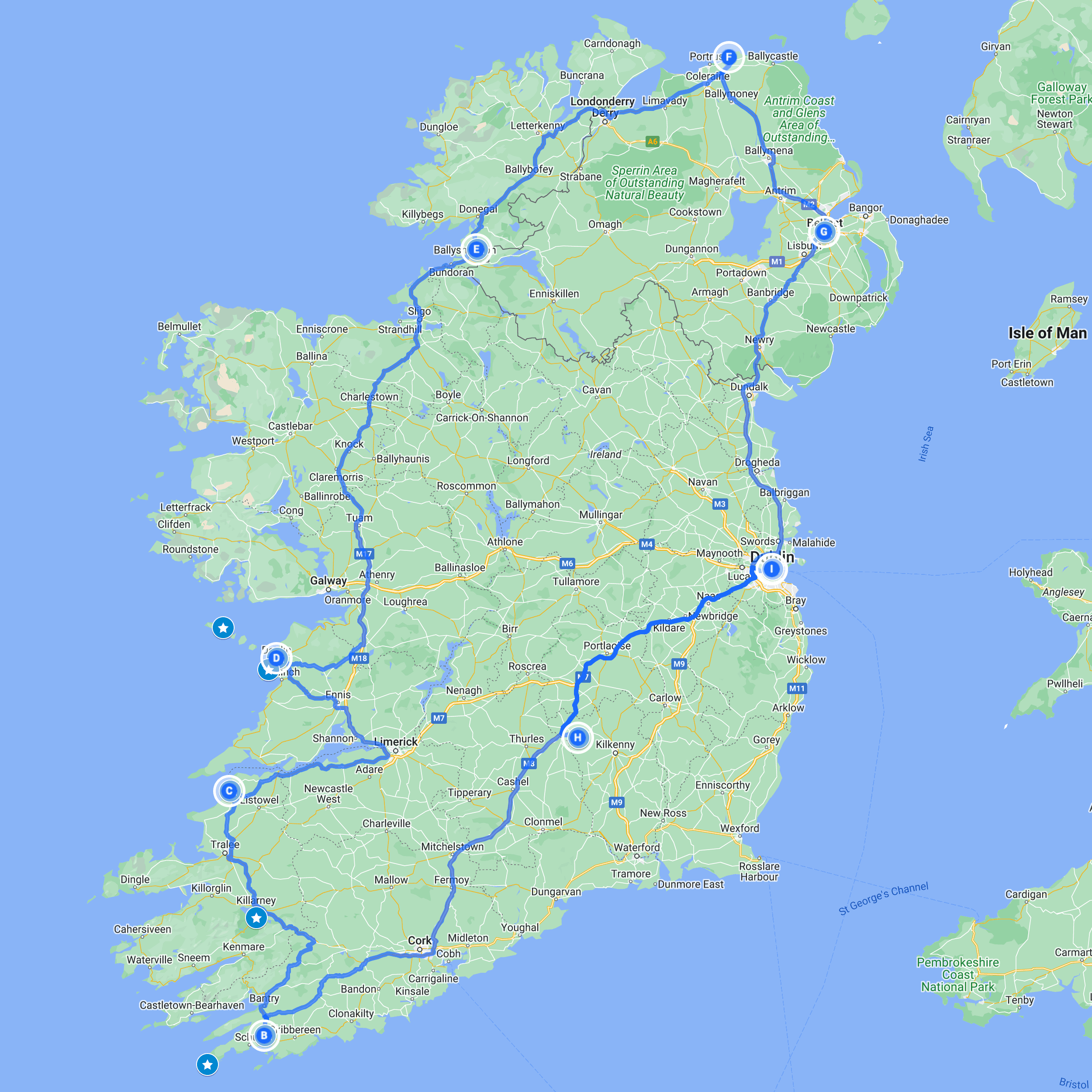 Ireland On The Map Ireland 2024 Map V2 