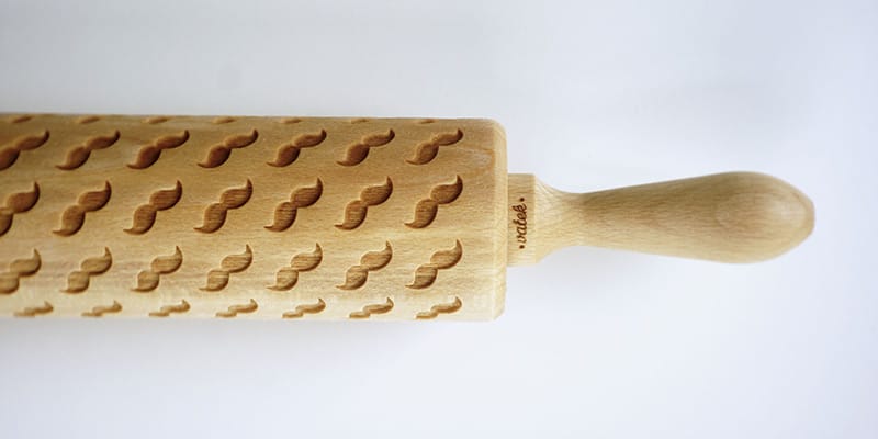 Custom Engraved Rolling Pins Imprint Patterns Into Cookie Dough Colossal