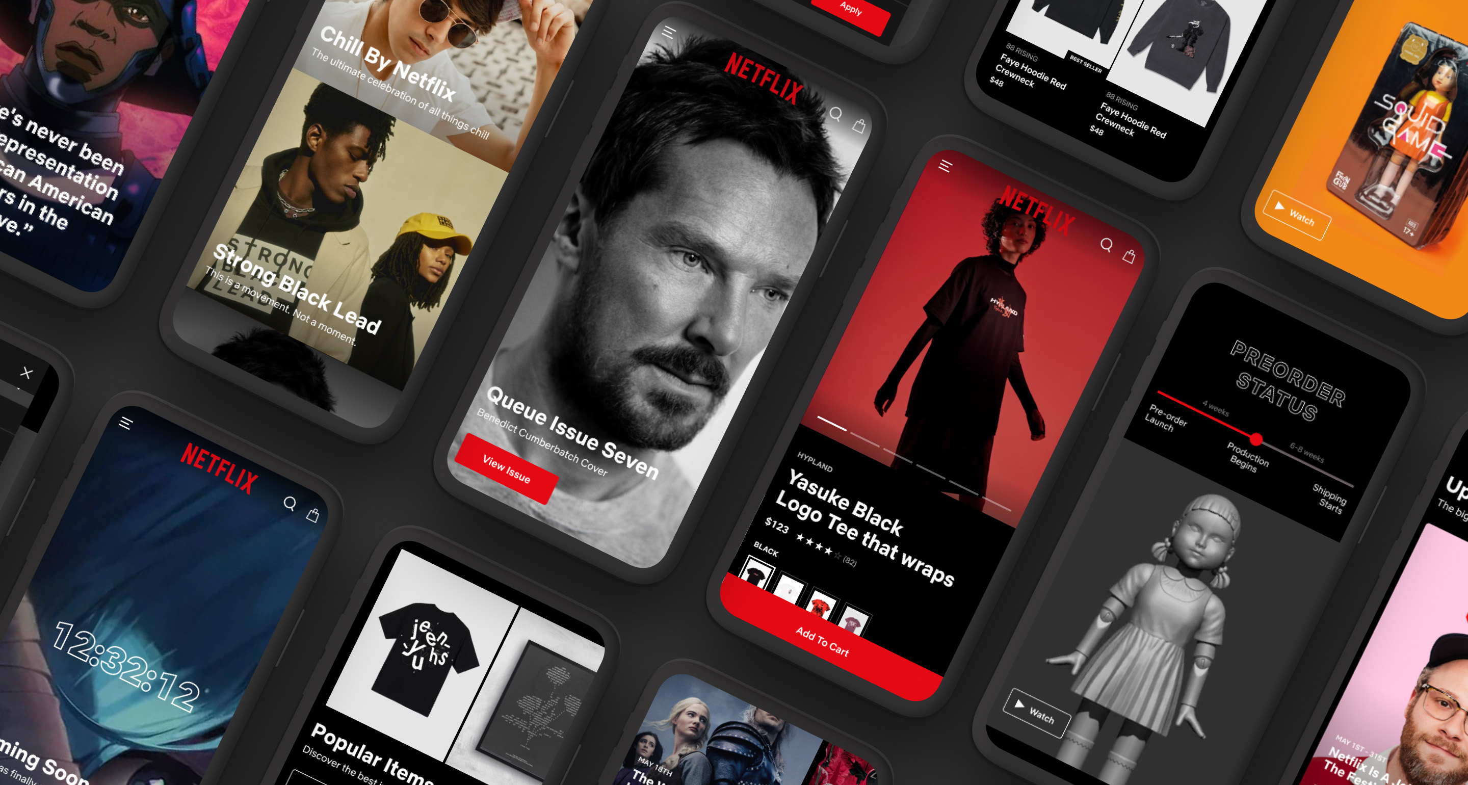 Red Netflix Pattern Netflix.Shop redesign by Pattern | Design, eCommerce, Branding & Strategy
