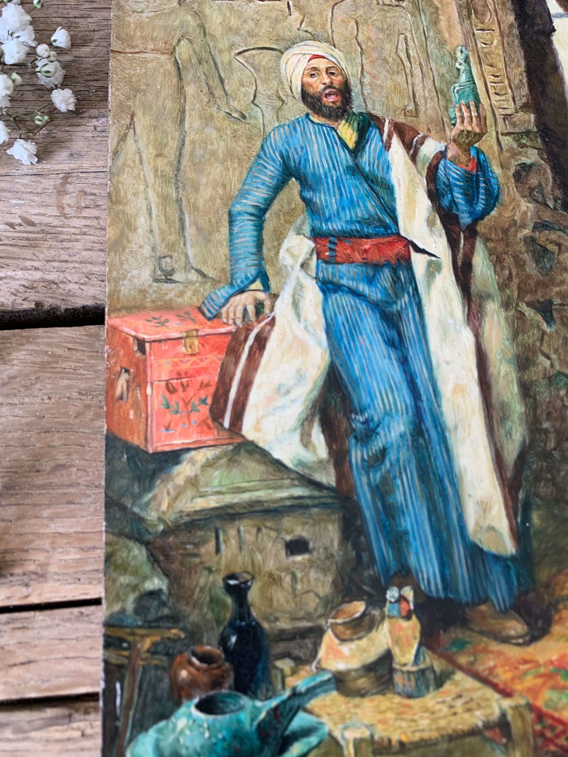 Peinture à L'huile Orientaliste | This Is Vintage
