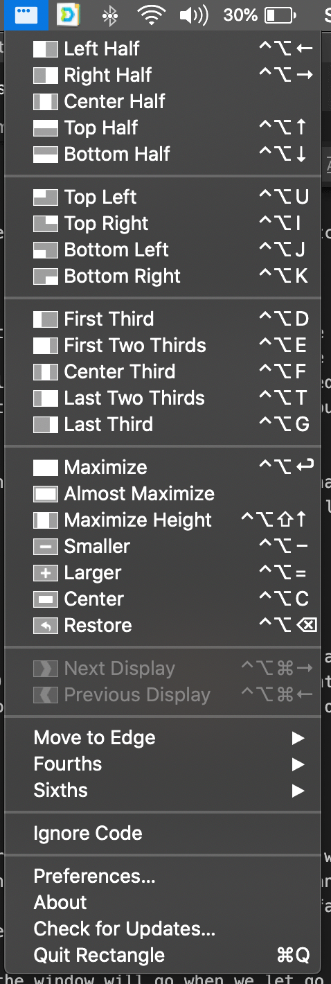 Using Rectangle to Manage MacOS Windows (4) Using Rectangle to Manage MacOS Windows (4)