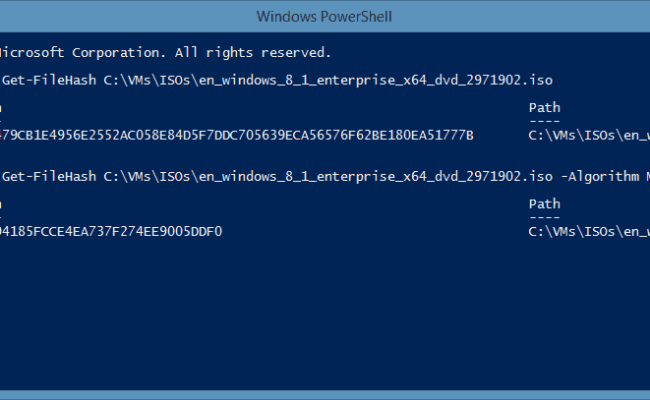 Copy Files With Hash Difference Via Powershell Otosection