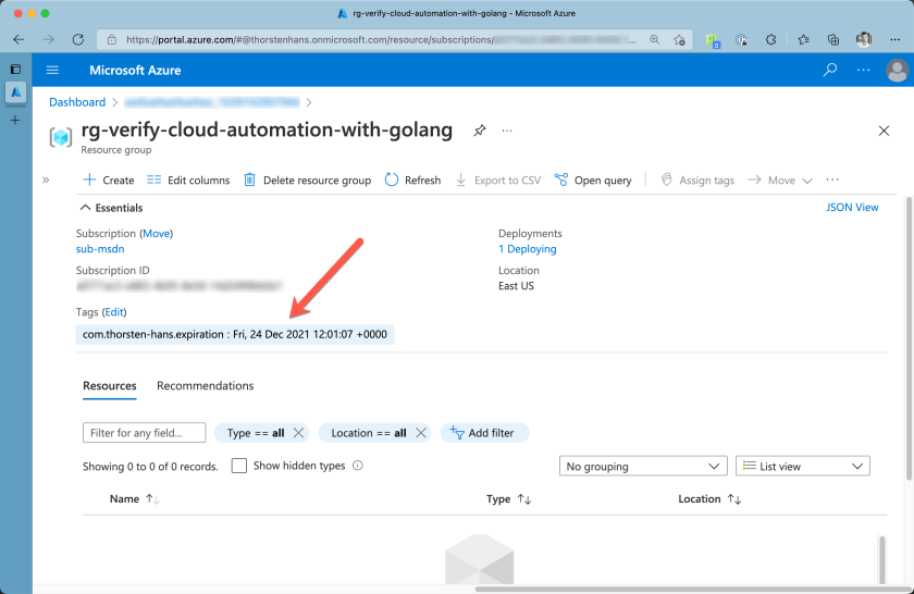 automate azure with azure functions and go 2