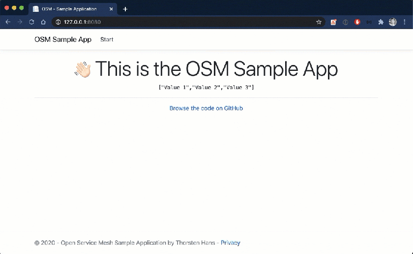 osm canary deployment