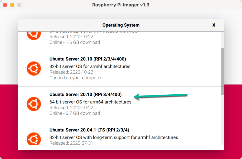 ubuntu pi1
