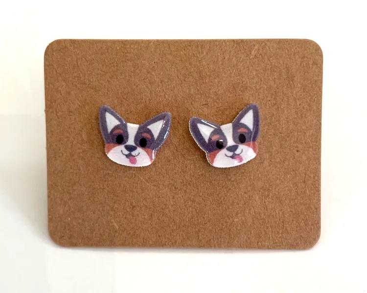 corgi earrings