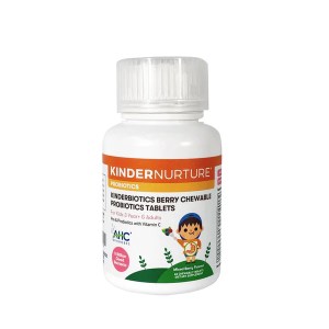 KinderNurture, KinderBiotics Berries Chewable Tablet, 60 tabs.