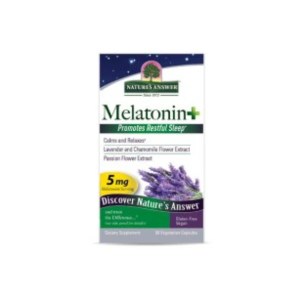 Nature's Answer ,Melatonin +, 60 vcaps.