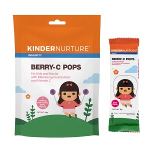 KinderNurture, Berry-C Pops - 6 lollipops, 48 g.