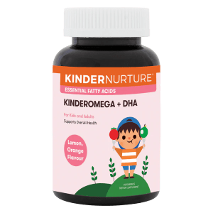 KinderNurture, KinderOmega + DHA, 60 gums.