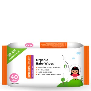 KinderNurture, Organic Baby Wipes, 40 wipes.