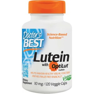 Doctor's Best, Lutein with OptiLut 10mg, 120 vcaps.