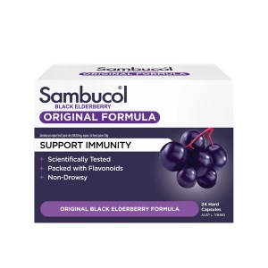 Sambucol, Black Elderberry Original Formula (AUS version), 24 caps.
