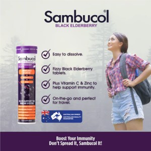 sambucol with Vitamin C & Zinc