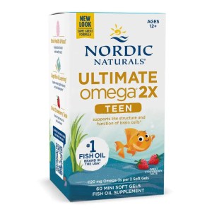 Nordic Natural Ultimate Omega® 2X Teen, 60 sgls.