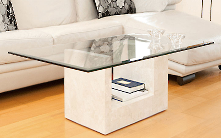 Irregularly Shaped Tempered Glass Table Top