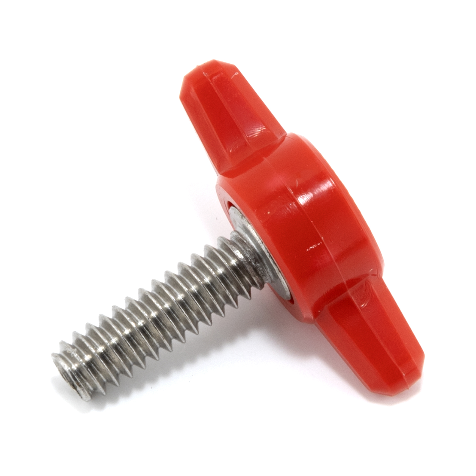 1/4-20 X 1 Thumb Screw Stainless Steel Gray Tee Wing Plastic Knob 4