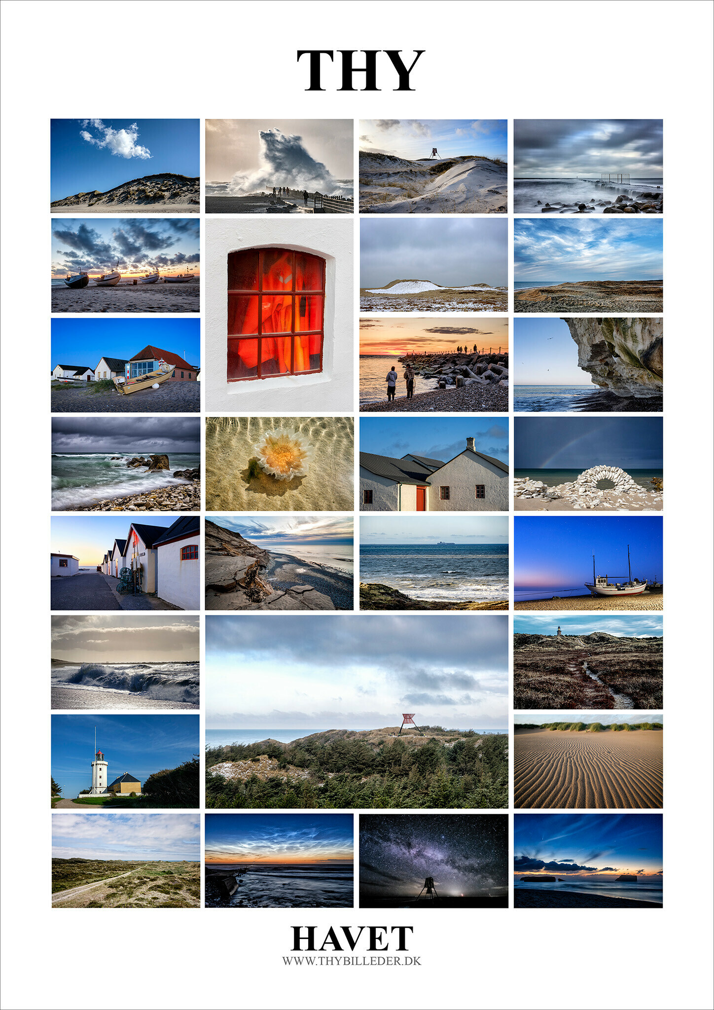 THY Plakat, Havet 50 x 70 cm