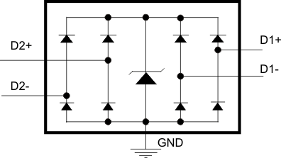 Tpd4eusb30 4 Channel Esd Solution For Superspeed 6 Gbps