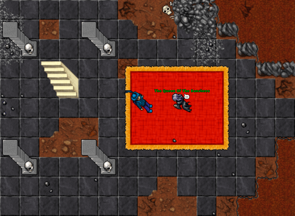 The Queen of the Banshees Quest «Tibia quests Tibia quests