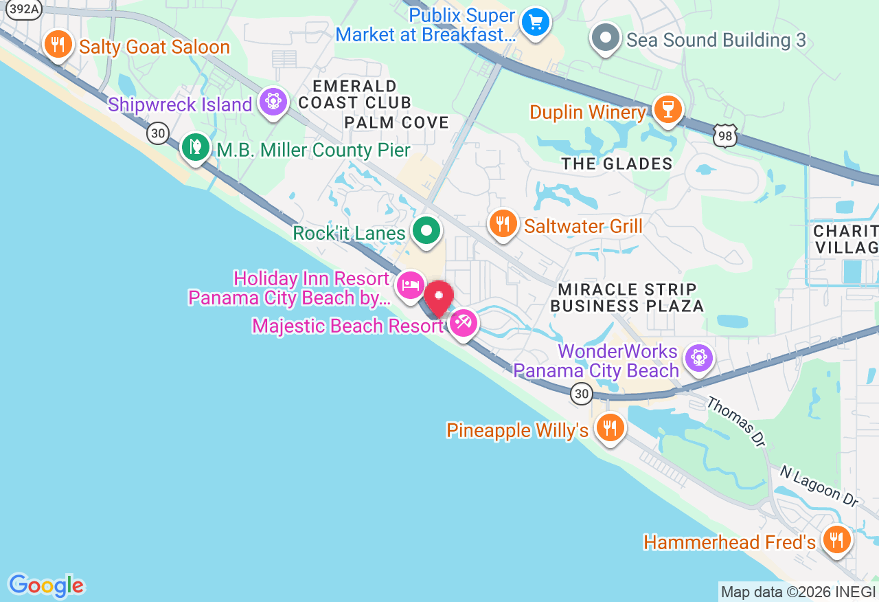 Hotel Em Panama City Beach Bikini Beach Resort TiCATi 115807 Normal 2x 