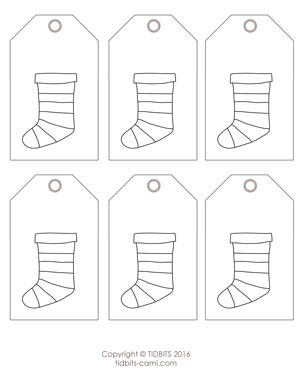 Printable Christmas Gift Tags Tidbits