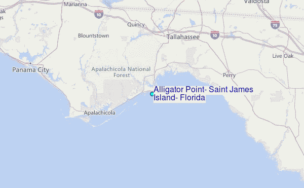 Alligator Point Saint James Island Florida Tide Station Location Guide Alligator Point Saint James Island Florida.8 