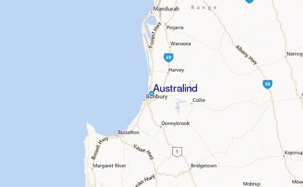 Australind Tide Station Location Guide 