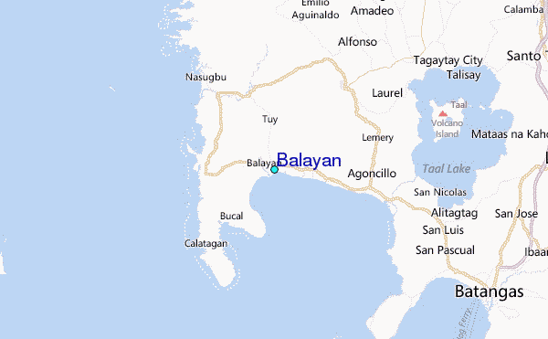 Balayan Tide Station Location Guide Balayan.10 