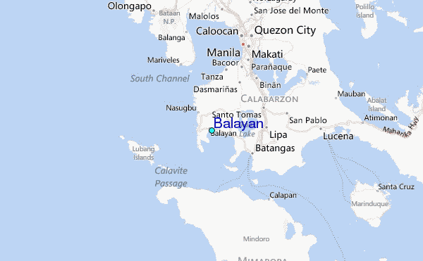 Balayan Tide Station Location Guide Balayan.8 