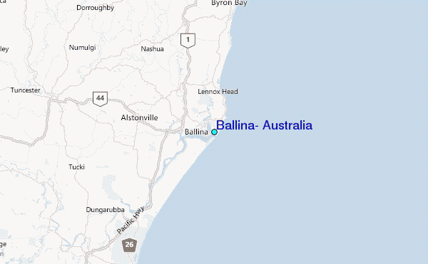 Ballina Australia Tide Station Location Guide Ballina 