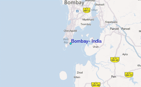 Bombay India Tide Station Location Guide Bombay India.10 