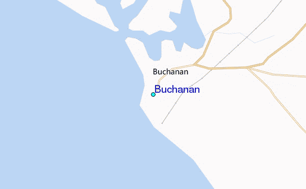 Buchanan Tide Station Location Guide.