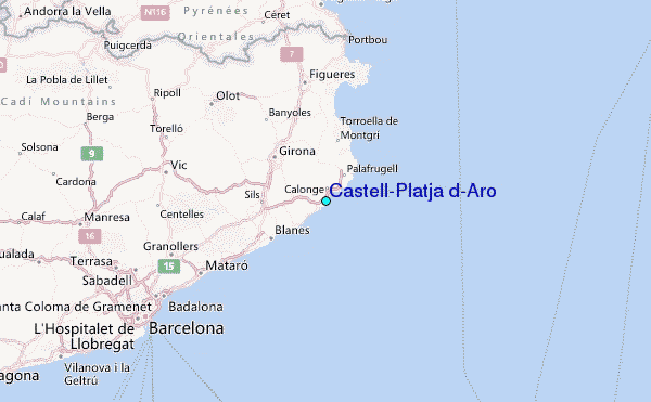 Castell Platja D Aro Tide Station Location Guide Castell Platja D Aro.8 