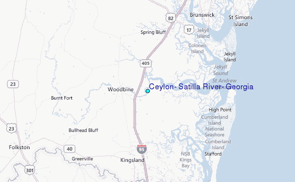 Ceylon Satilla River Georgia Tide Station Location Guide Ceylon Satilla River Georgia.10 